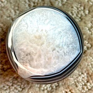 Rare Black Sardonyx Sphere.